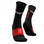 Compressport Pro Racing Socks Winter Run Uni Sokken Zwart