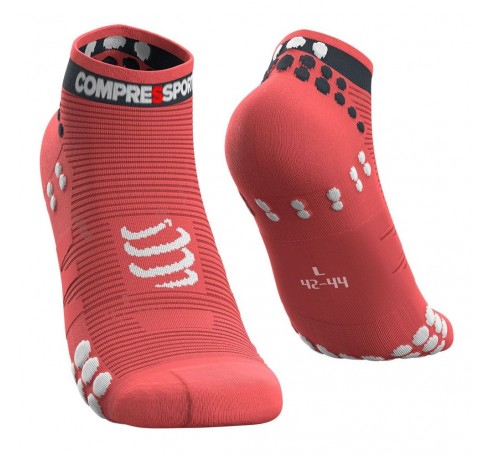 Compressport Pro Racing Socks V3.0 Run Low Uni Socks Roze  