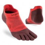 Injinji Run Lightweight No-Show Uni Socks Rood