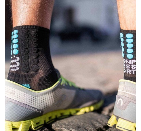 Compressport Pro Marathon Socks Uni Sokken Zwart