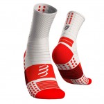 Compressport Pro Marathon Socks Uni Sokken Wit  