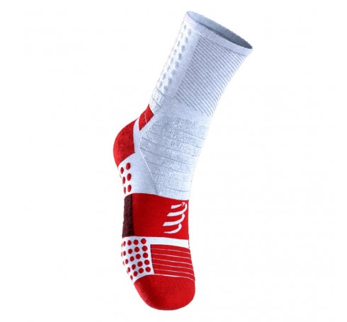 Compressport Pro Marathon Socks Uni Socks Wit  