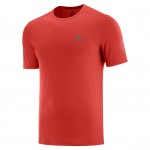 XA Trail Tee M Heren Shirts & Tops Rood