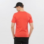 Outlife Graphic Disrupted  Heren Shirts & Tops Oranje