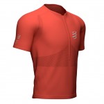 Compressport Trail HZ Fitted SS Top M Men Shirts & Tops Rood