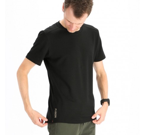 Fusion M Recharge Merino T-Shirt Men Shirts & Tops Zwart