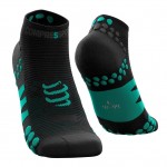 Compressport Pro Racing Socks V3.0 Run Low Uni Sokken Zwart