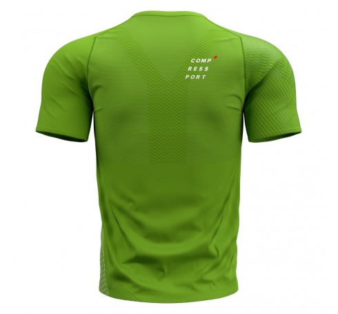 Compressport Performance SS TShirt M Heren Shirts & Tops Groen