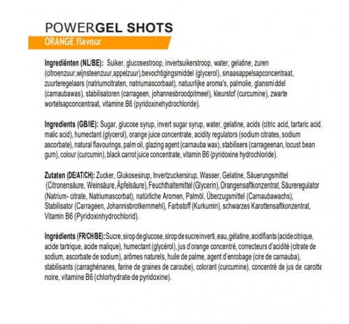 Powerbar PowerGel Shots Orange  Trailrunning 
