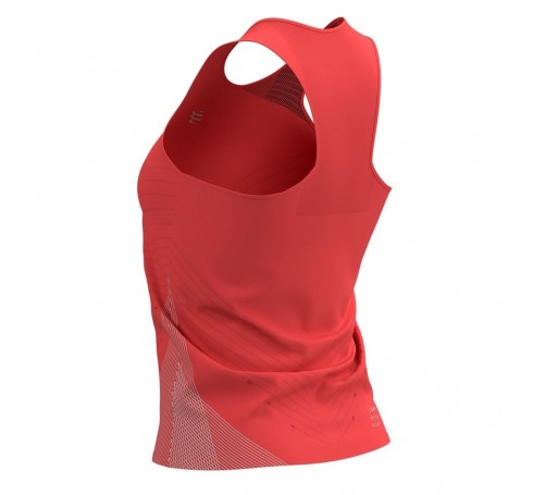Compressport Performance Singlet W Uni Shirts & Tops Roze  
