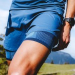 Compressport Racing Split Short Mont Blanc  Men Trousers & Shorts Blauw