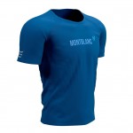 Compressport Training SS T-Shirt M Heren Shirts & Tops Blauw