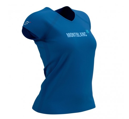 Compressport Training SS T-Shirt W Dames Shirts & Tops Blauw