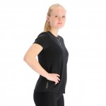 Fusion WMS Recharge Merino T-Shirt Dames Shirts & Tops Zwart