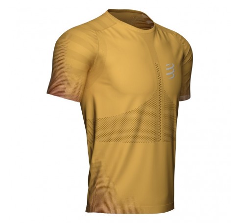 Compressport Racing SS T-Shirt M Men Shirts & Tops Geel  