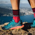 Compressport Pro Racing Socks Winter Trail Uni Socks Rood-zwart