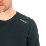 Fusion M C3 Merino LS Heren Shirts & Tops Groen