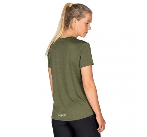 Fusion WMS C3 T-Shirt  Dames Shirts & Tops Groen