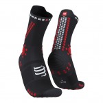 Compressport PRS V4.0 Trail Uni Socks Zwart-rood