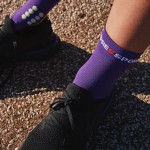 Compressport PRS V4.0 Run High Cut Uni Socks Paars  