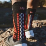 Compressport PRS V4.0 Trail Uni Socks Zwart-rood