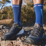 Compressport PRS V4.0 Trail Uni Socks Blauw