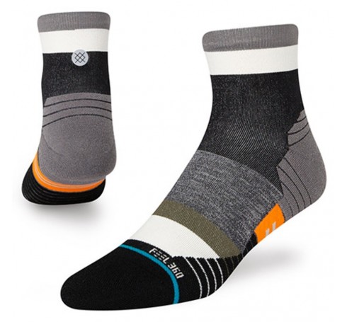 Stance Stake Quarter Sock Uni Socks Zwart