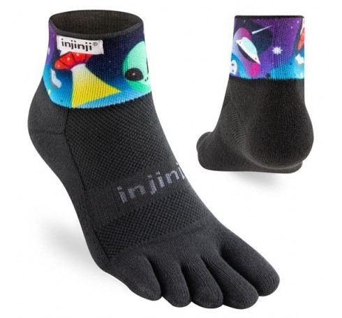 Injinji Trail MW Mini-Crew Spectrum Uni Socks Multi 