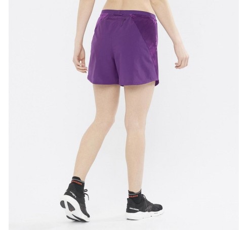 Cross 5" Shorts W Women Trousers & Shorts Paars  