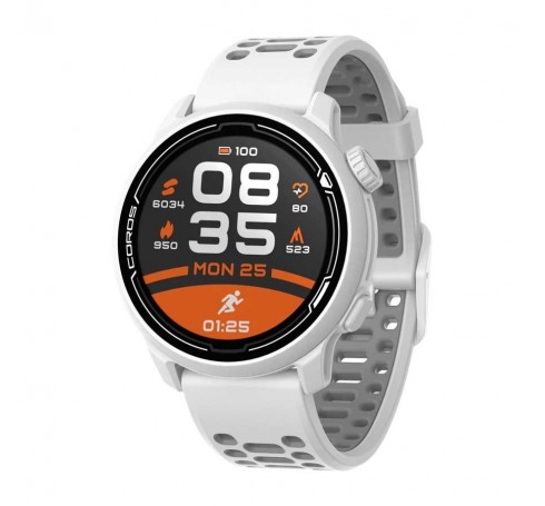 Coros Pace 2 White Silicone Band   Wit