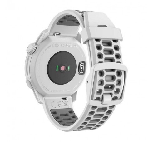 Coros Pace 2 White Silicone Band   Wit