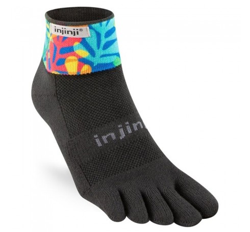 Injinji Trail MW Mini-Crew Spectrum  Uni Socks Multi 