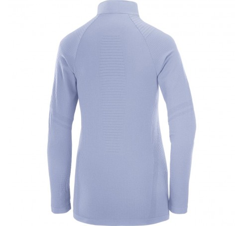 Essential Seamless W Dames Shirts & Tops Licht blauw