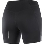 Cross Run Short Tight W Women Trousers & Shorts Zwart