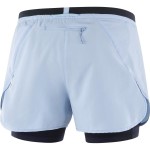 Cross 2IN1 Short W Women Trousers & Shorts Licht blauw
