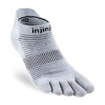 Injinji Run Lightweight No-Show Uni Socks Grijs