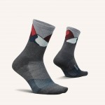 Feetures Trail Max Cushion Mini Crew Uni Socks Grijs