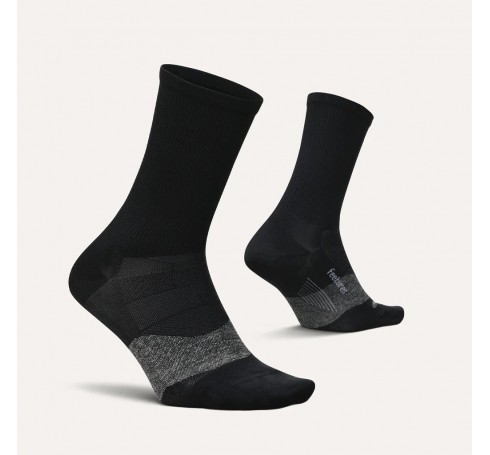 Feetures Elite Ultra Light Mini Crew Uni Socks Black