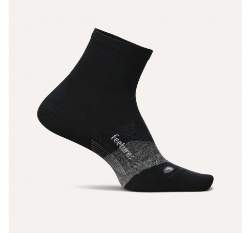Feetures Elite Ultra Light Quarter Uni Socks Black