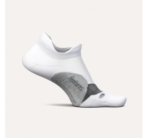 Feetures Elite Light Cushion No Show Uni Sokken White