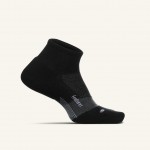 Feetures Merino Ultra Light Quarter Uni Socks Charcoal