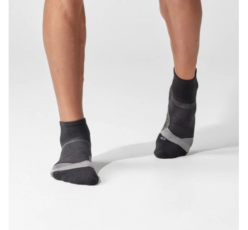 Feetures Elite Light Cushion Quarter Uni Sokken Black