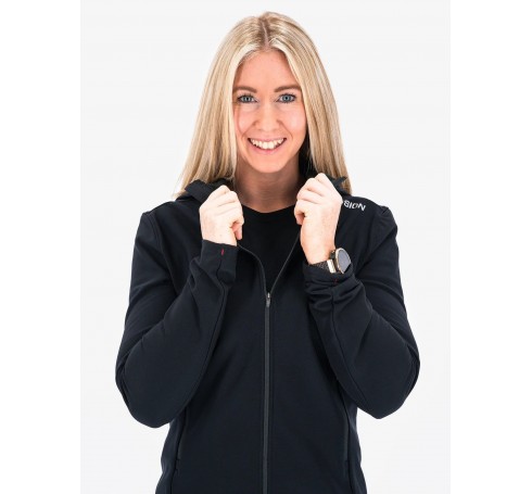 Fusion Womens Recharge Hoodie Women Jackets Black