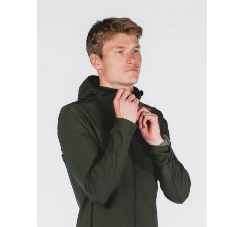 Fusion Mens Recharge Hoodie Men Jackets Forest Green