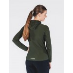 Fusion Womens Recharge Hoodie Women Jackets Forest Green