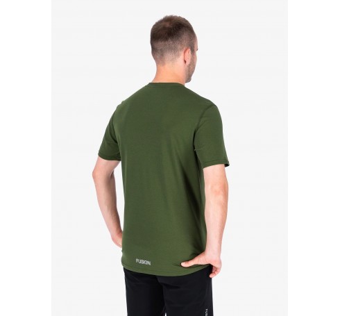 Fusion Mens Nova T-Shirt Heren Shirts & Tops Green