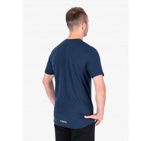 Fusion Mens Nova T-Shirt Heren Shirts & Tops Night Blue