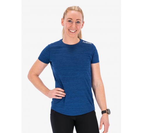 Fusion Womens C3 T-Shirt  Dames Shirts & Tops Blauw