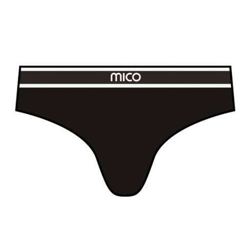 Mico Brief M Men Underwear Zwart