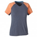 Patagonia W S/S Nine Trails Shirt Dames Shirts & Tops Blauw